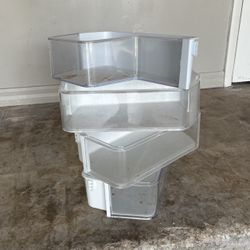 Fridge Door Shelf Bins Compatible with SAMSUNG Refrigerato