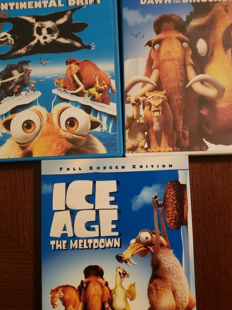 Ice Age 3 Movies All In Excellent Condition