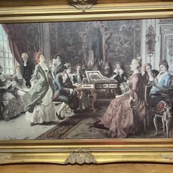Framed Classical Painting