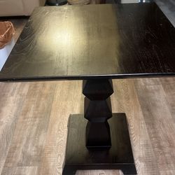 Beautiful Warisan Mahogany Wood “Made In Indonesia” Side Table 