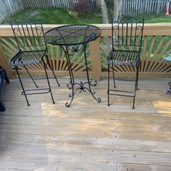 2 - Person Patio Dining Set with Round Table