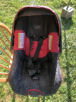 Slightly used infant car seat