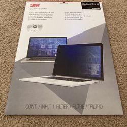 MacBook Pro 15 black privacy filter. Screen protector. Brand new sealed.
