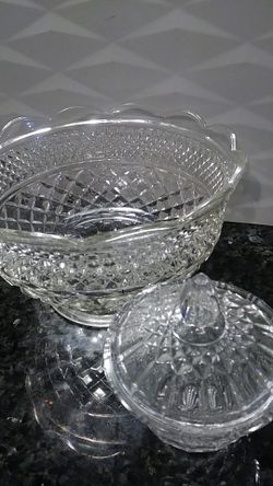 Cut Glass Bowl Crystal