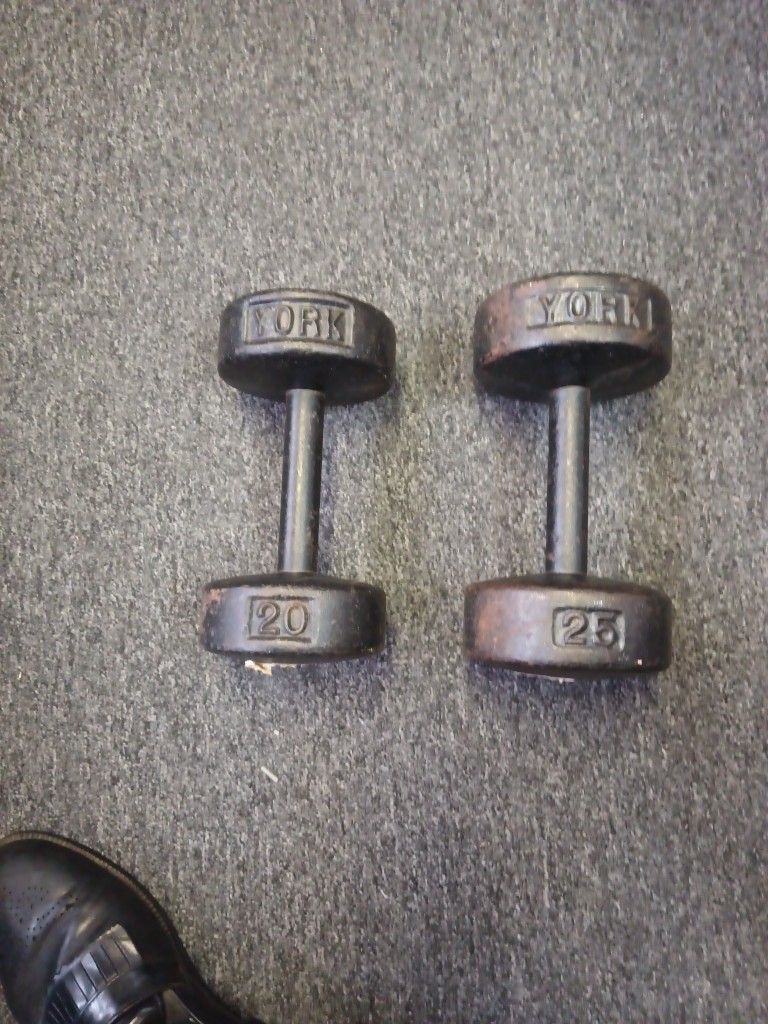York Dumbbells Old School Vintage