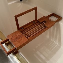 Bamboo Reading Tub Shelf