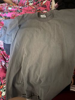 Plain Gray  and black Crew Neck Sweatshirt