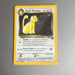 Dark Persian Promo Pokemon Card Holo