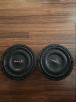 American Bass 10” Ultra Slim subwoofers