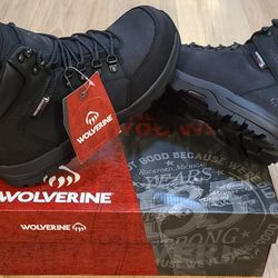 Wolverine Work Boots Size 9 For Men 
