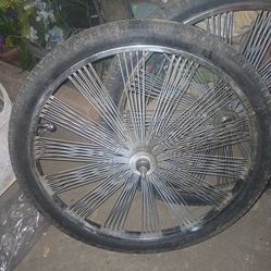 fan spokes bike