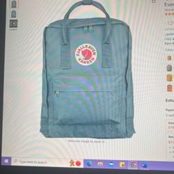 Fjallraven Sky Blue Everyday Backpack 