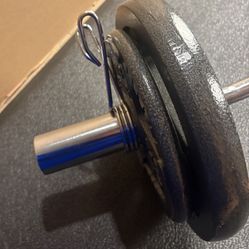 Brand New Olympic Weightlifting Equipment; Curl Bar with Pair of 25s and Pair of 10s. 90 # Brute.