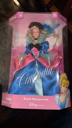 Disney Store Exclusive Cinderella Royal Masquerade 12”doll NIB