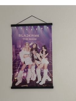 BLACKPINK, Meghan Trainer, and Sabrina Carpenter Hanging Poster