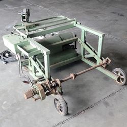 Wemco electric,  hydraulic wire spool machine. 