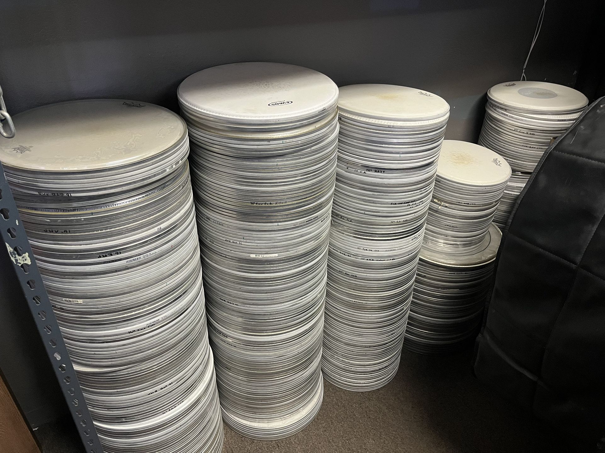 Drum Heads Available, All Sizes, Used $2-5each. Hundreds