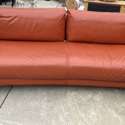 NICOLETTI Italian Leather Sofa Set
