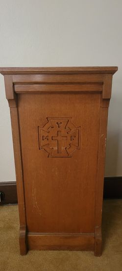 Antique Wooden Pulpit 