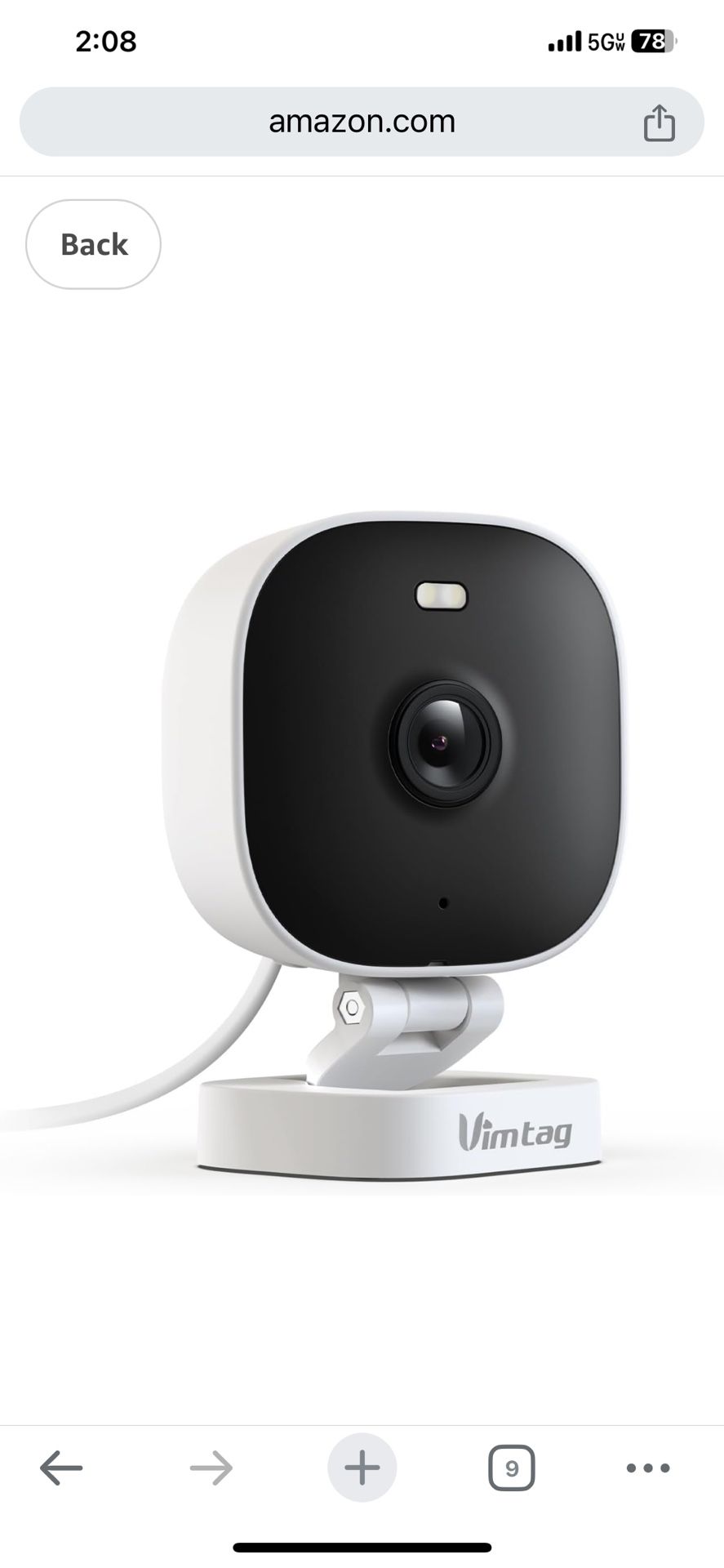 vimtag g3 mini security camera