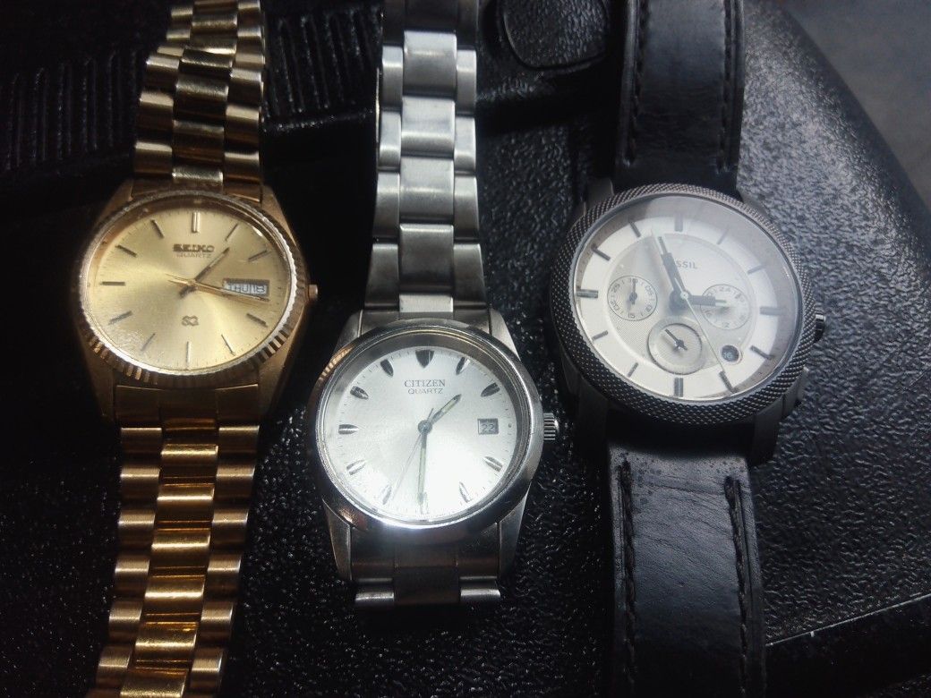 I Got These 3 Beautiful Men's Watches