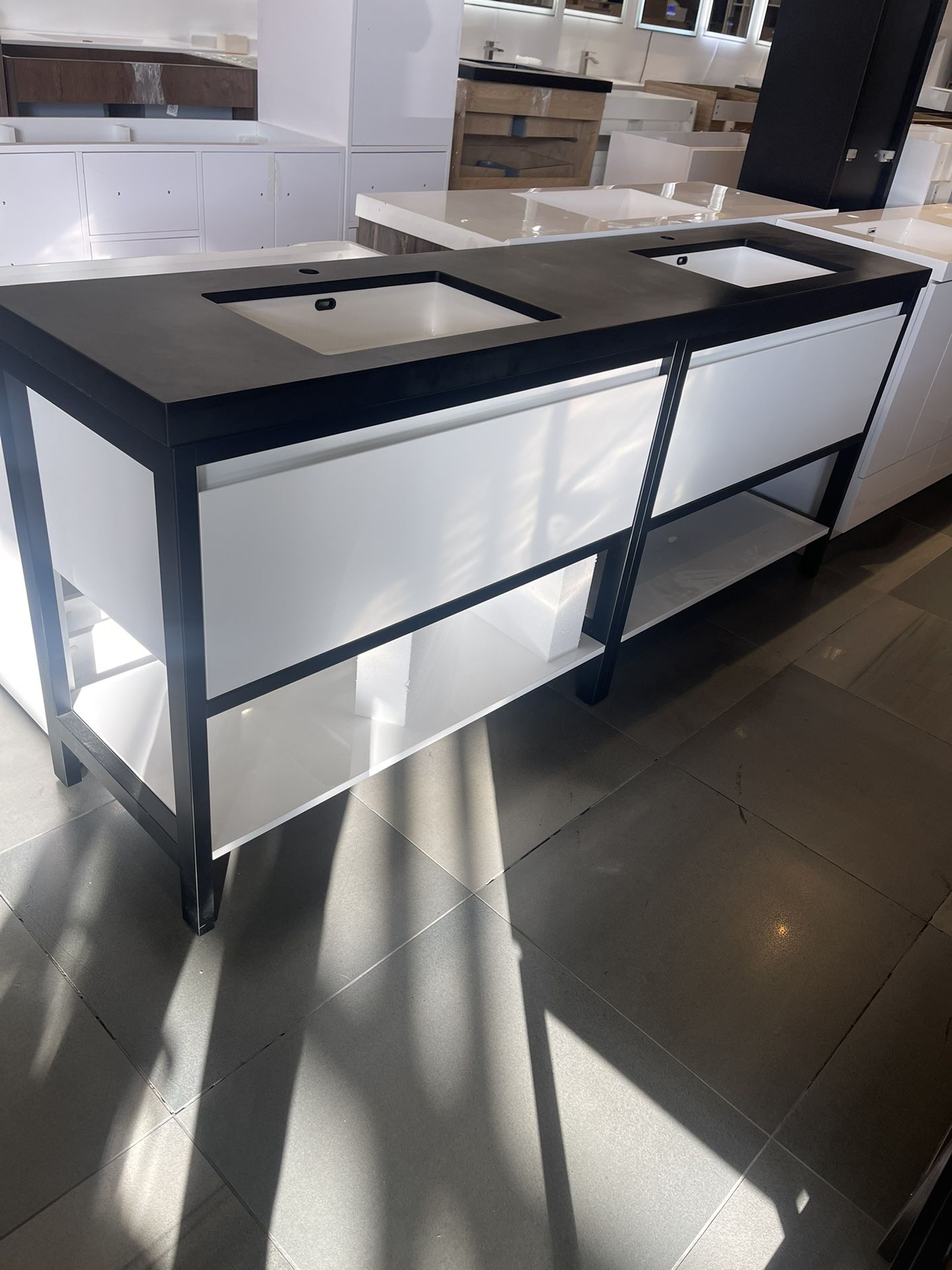 84” Freestanding Bathroom Vanity