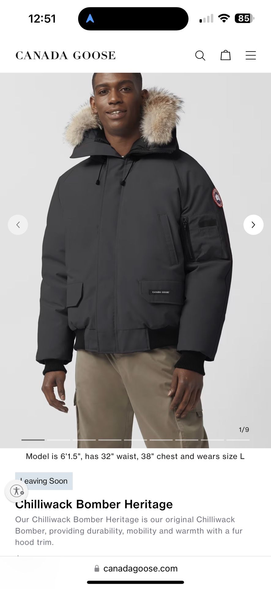 Canada Goose Chiliwack XL 
