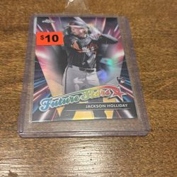 Baltimore Orioles Jackson Holliday Topps Chrome Future Stars
