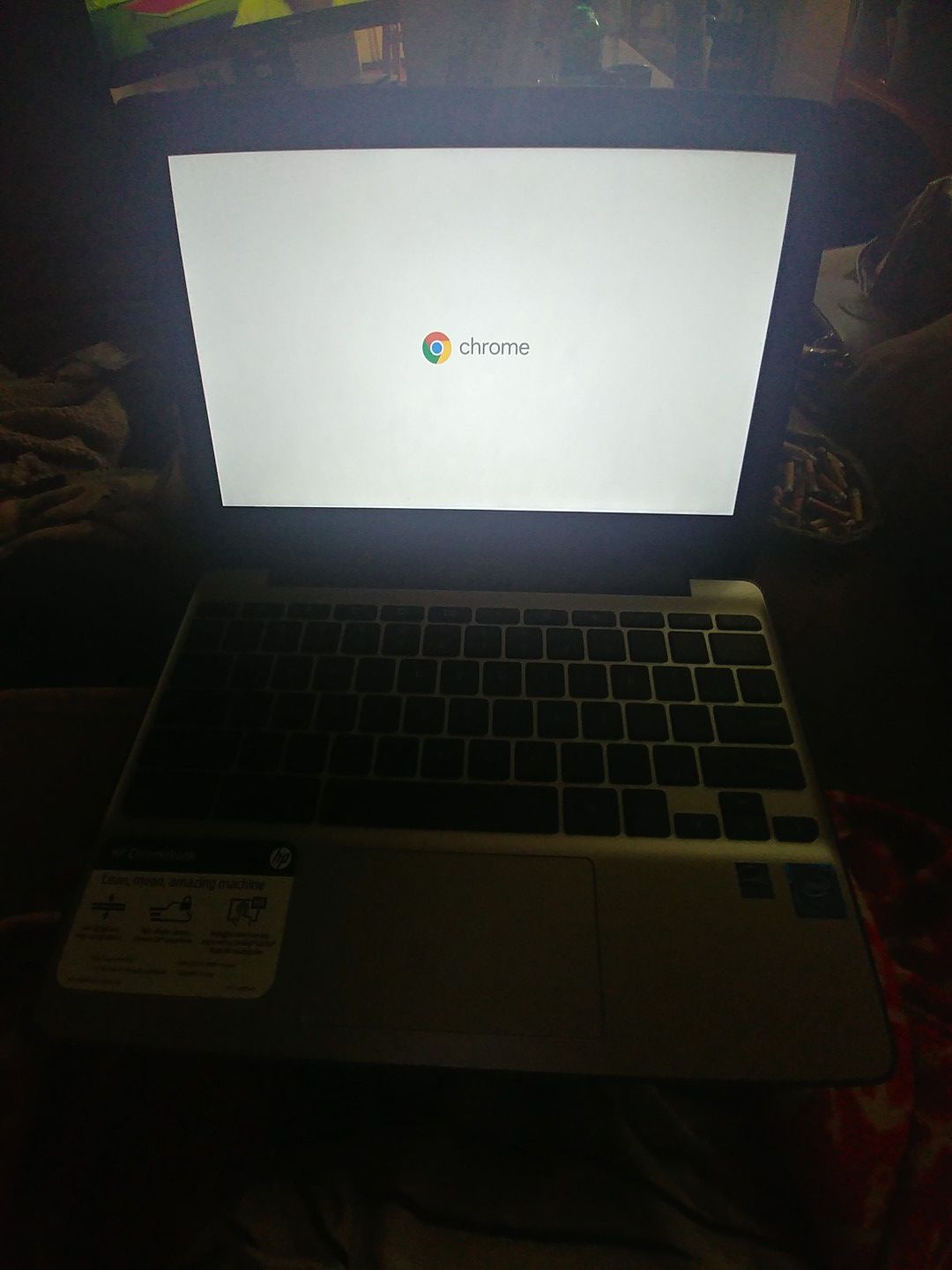 HP Google Chrome touch screen mini laptop