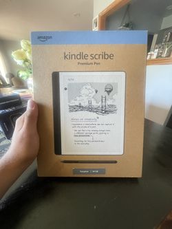 Amazon Kindle Scribe 64GB 10.2" Touchscreen Wi‑Fi USB‑C Tungsten w/ Premium Pen