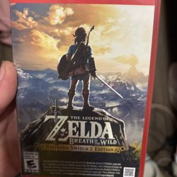 Zelda The Breath Of The Wild Switch 2 New 