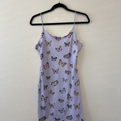 Butterfly Dress Purple Medium 