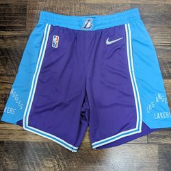 Los Angeles Lakers City Edition Men's Nike Dri-FIT NBA Swingman Shorts