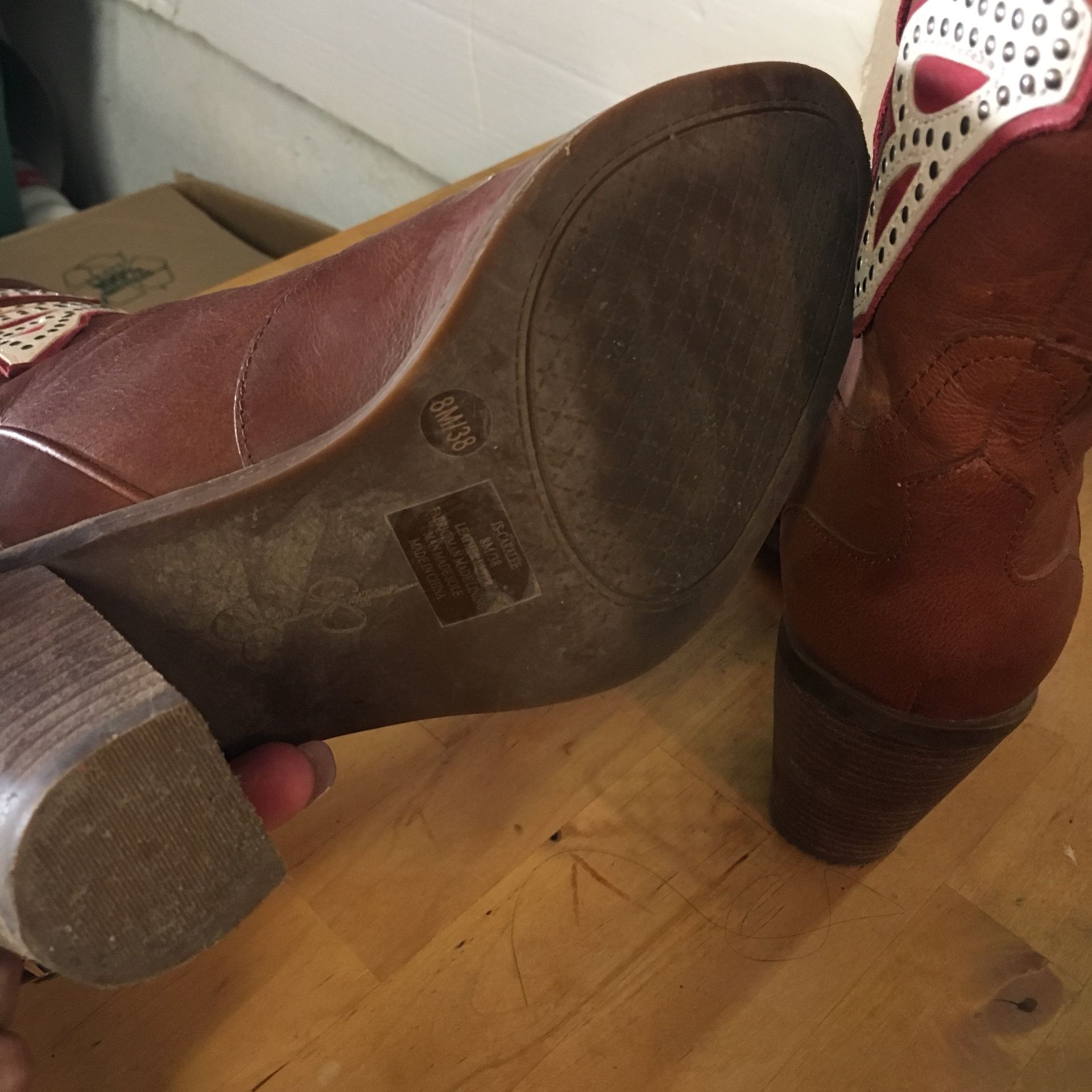 Jessica simpson caralee store cowboy boots