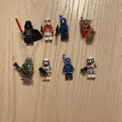 8 Lego Star Wars Minifigs 