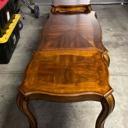 Solid Wood Coffee Table (2) End Tables