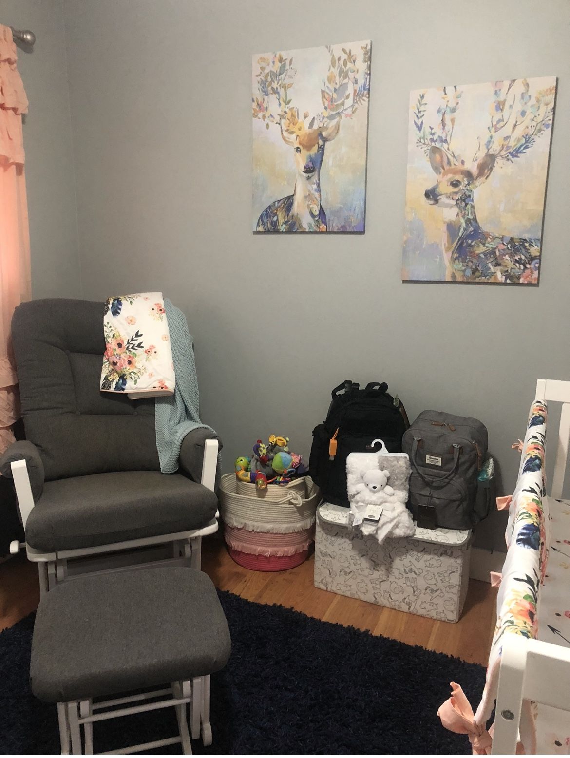 Girls Nursery Deer Pictures