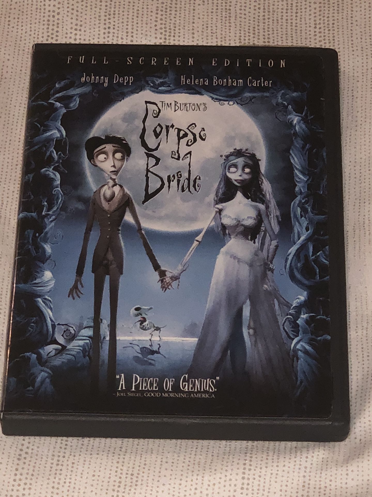 Tim Burton’s The Corpse Bride DVD Full Screen Johnny Depp Helena Bonham Carter