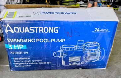 BRAND NEW POOL PUMP PSP300T-HV 3 HP 220V Pool Pump with Timer and 9350GPH