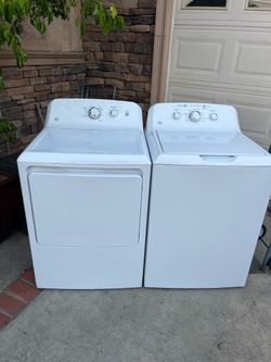 GE washer and gas dryer