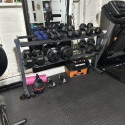 Dumbbells & Rack