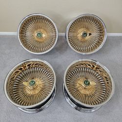 17x9 Stamped 100 Spoke Dayton Wire Wheels