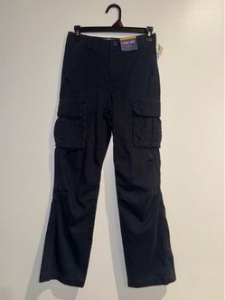 NWT Boys Sz 10 Navy Cargo Chinos Uniform Pants Adj Cherokee Se19