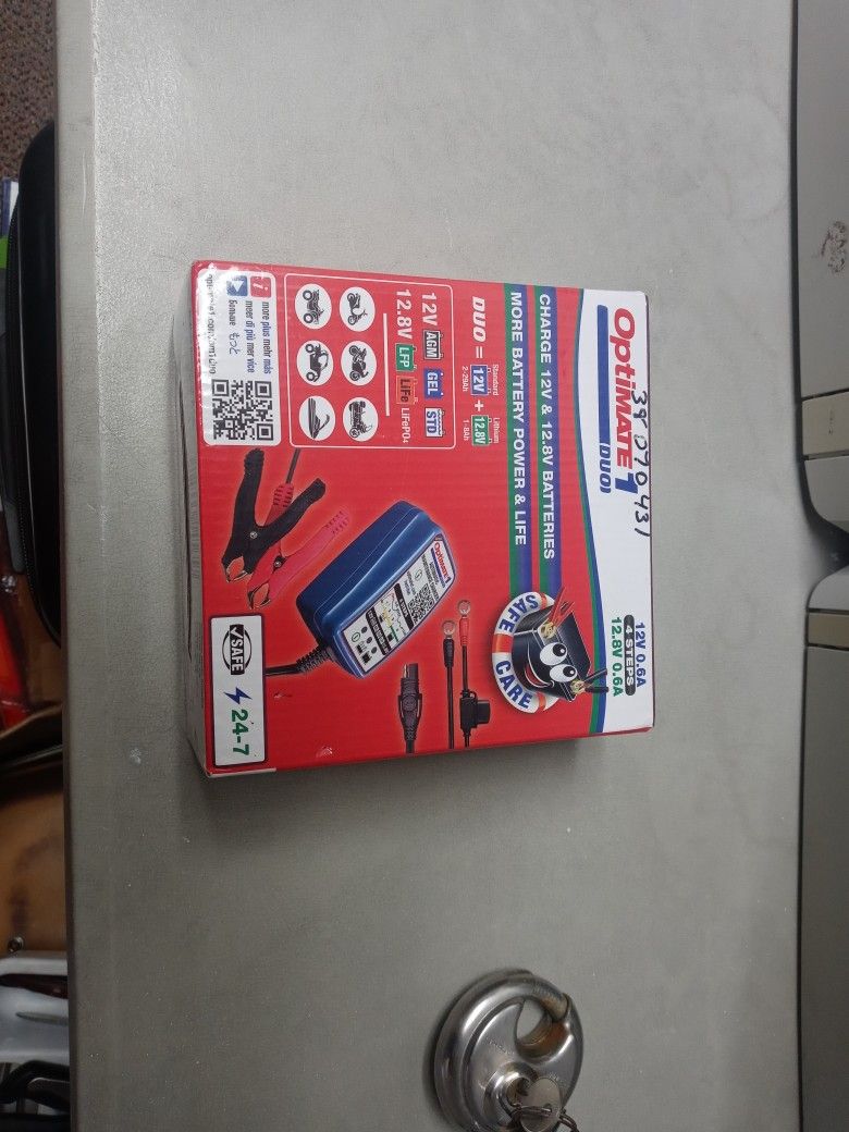 Optimate 1 Charger For Motorcycle Etc