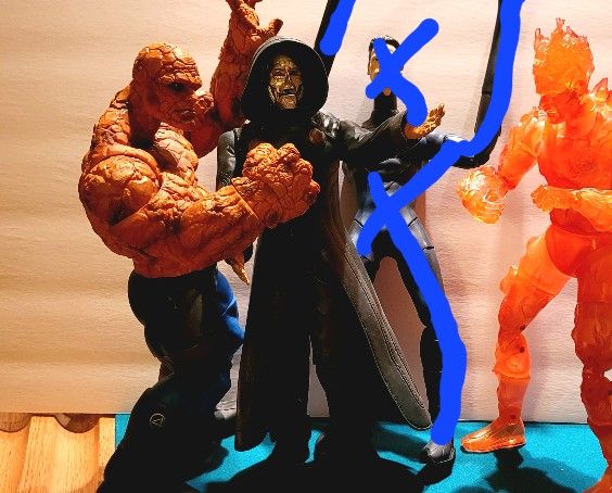 THE THING, HUMAN TORCH & DOOM!!