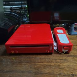 Red wii system limited edition
