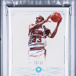 PSA 10 - 2014 Panini Flawless Grant Hill #/20