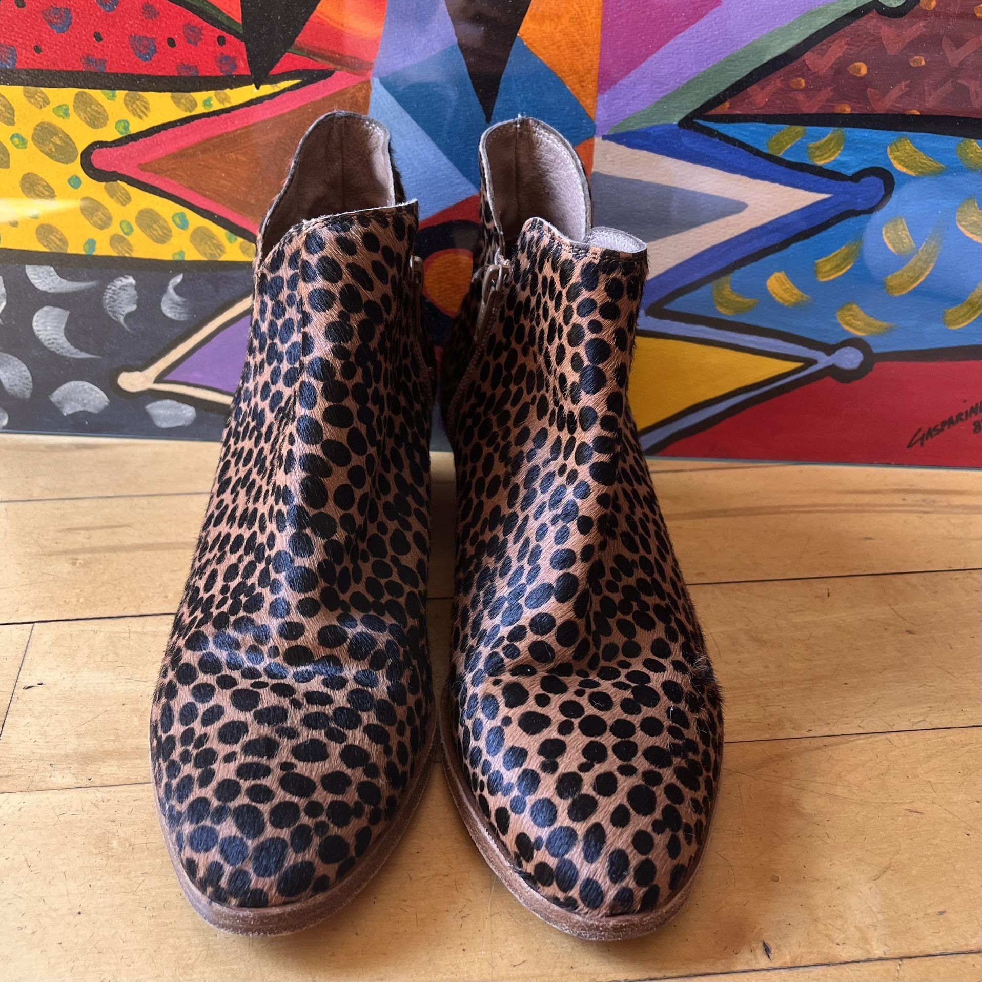 LEATHER + REAL FUR BOOTS