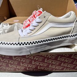 Vans Shoes Off White Checkered