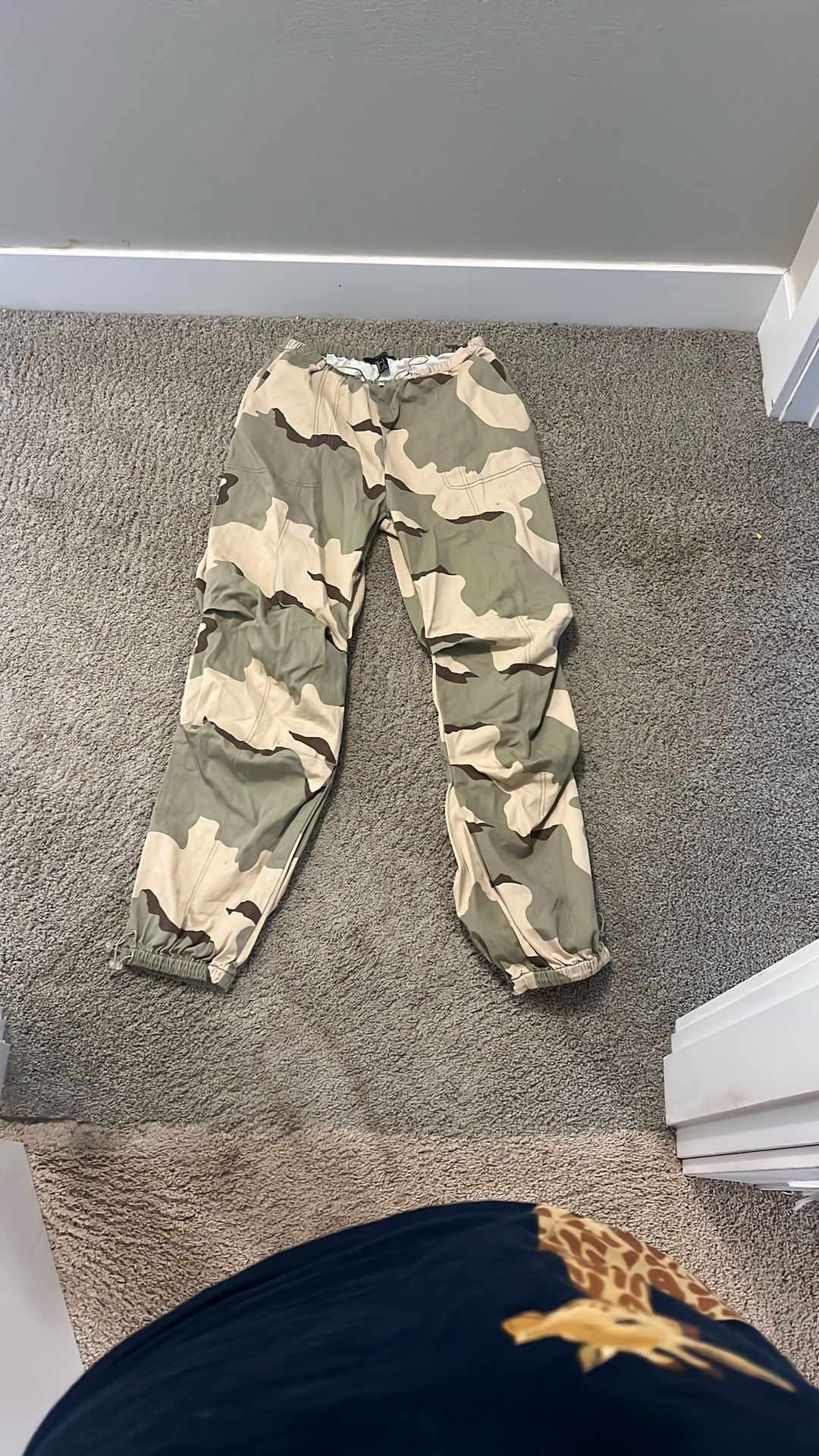 Camo Drawstring Pants